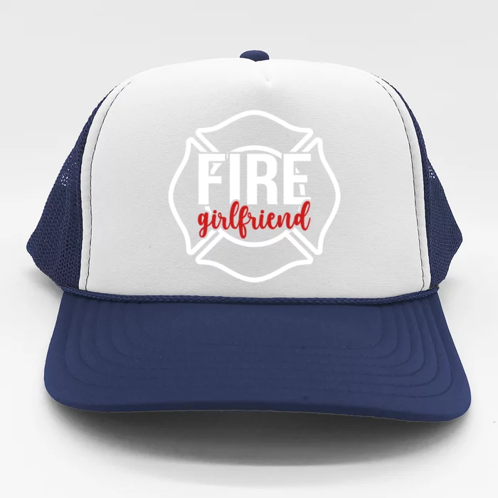 Fire Friend Of A Firefighter Friend Funny Gift Trucker Hat