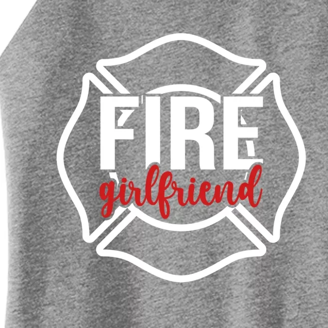 Fire Friend Of A Firefighter Friend Funny Gift Women’s Perfect Tri Rocker Tank