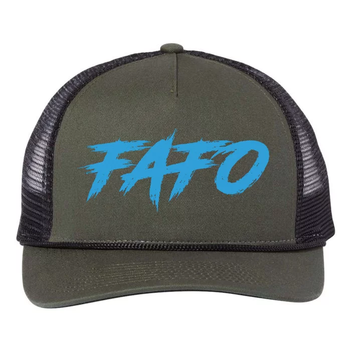 Fafo Find Out Retro Rope Trucker Hat Cap