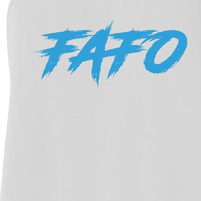 Fafo Find Out Women's Racerback Tank