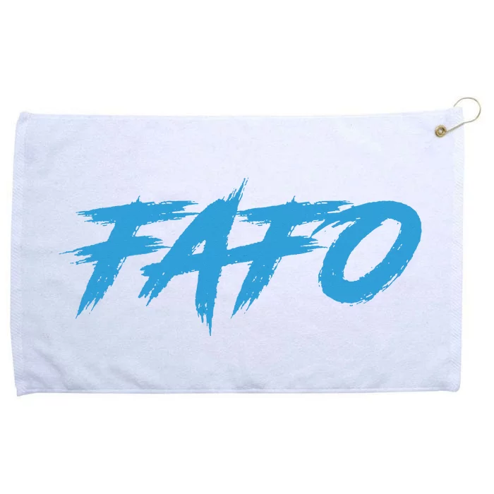 Fafo Find Out Grommeted Golf Towel