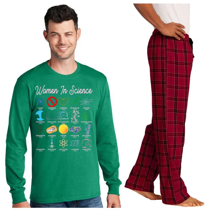 Famous Females Of Science Long Sleeve Pajama Set