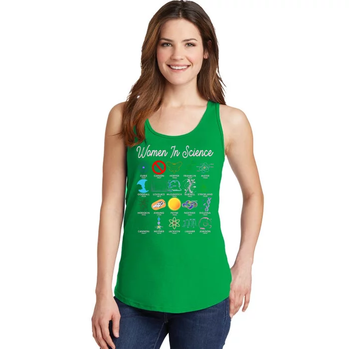 Famous Females Of Science Ladies Essential Tank