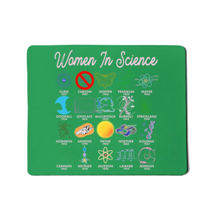 Famous Females Of Science Mousepad