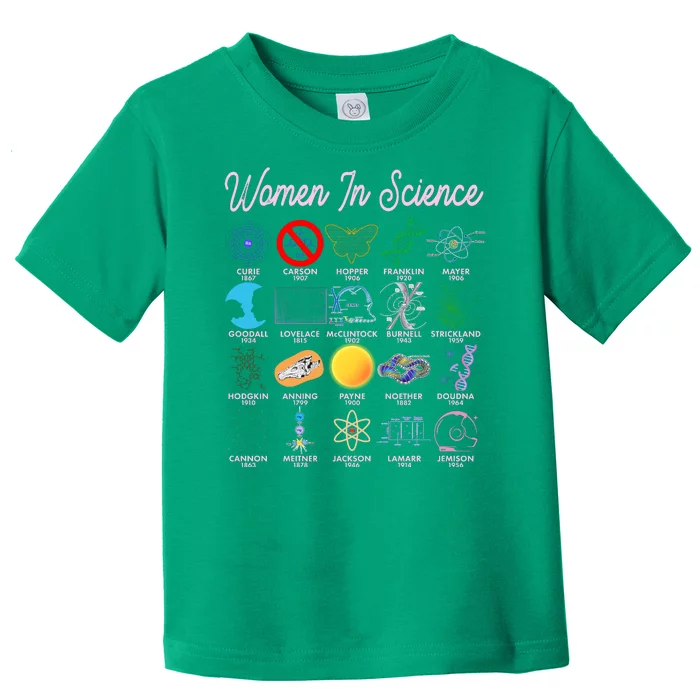 Famous Females Of Science Toddler T-Shirt