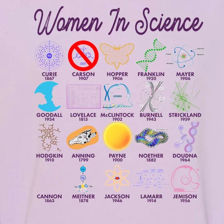 Famous Females Of Science Garment-Dyed Sweatshirt