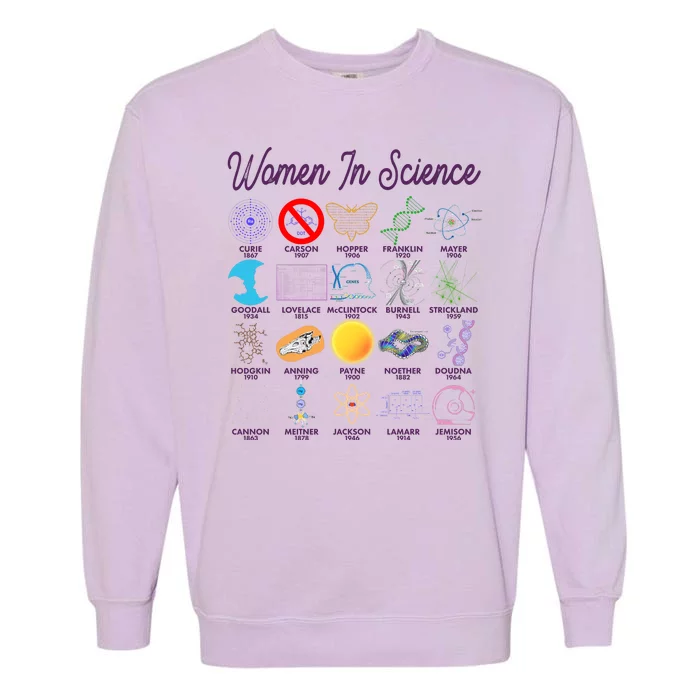 Famous Females Of Science Garment-Dyed Sweatshirt