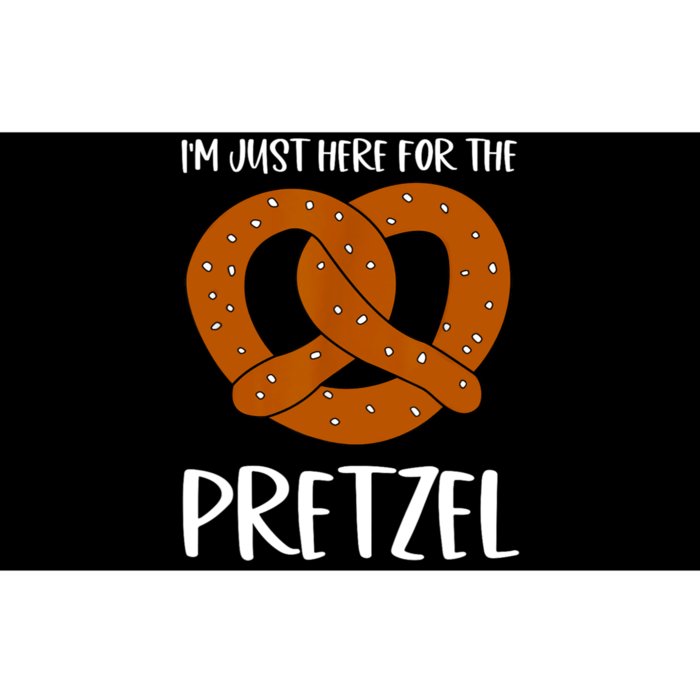 Funny Foodie Oktoberfest Im Just Here For The Pretzel Bumper Sticker