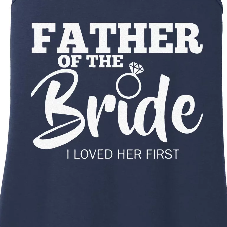 Funny Father Of The Bride Fatherly Love Dad Ladies Essential Tank