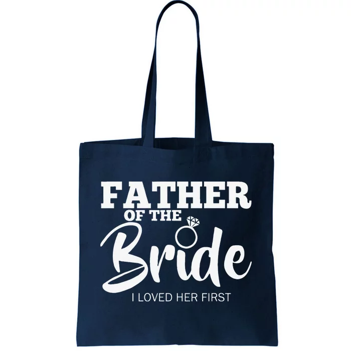 Funny Father Of The Bride Fatherly Love Dad Tote Bag