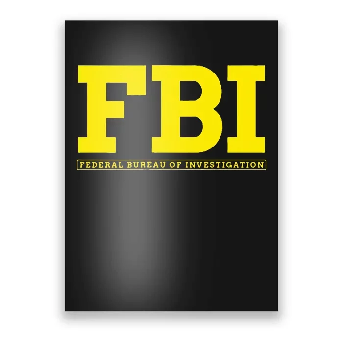 Fbi Federal Office For Investigation Officers Poster