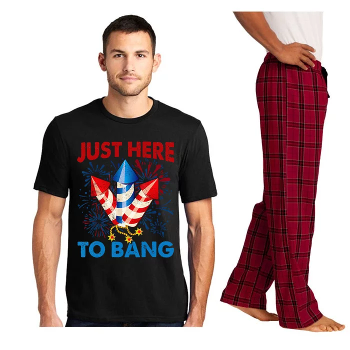 Funny Fourth of July 4th of July American Flag Pajama Set