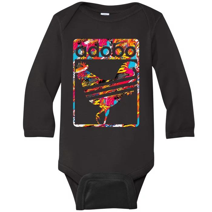 Funny Filipino Pinoy Chicken Adobo Baby Long Sleeve Bodysuit