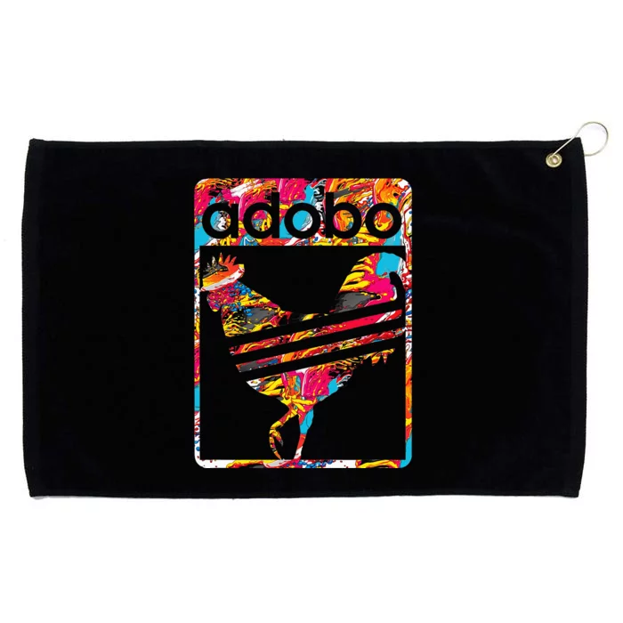 Funny Filipino Pinoy Chicken Adobo Grommeted Golf Towel