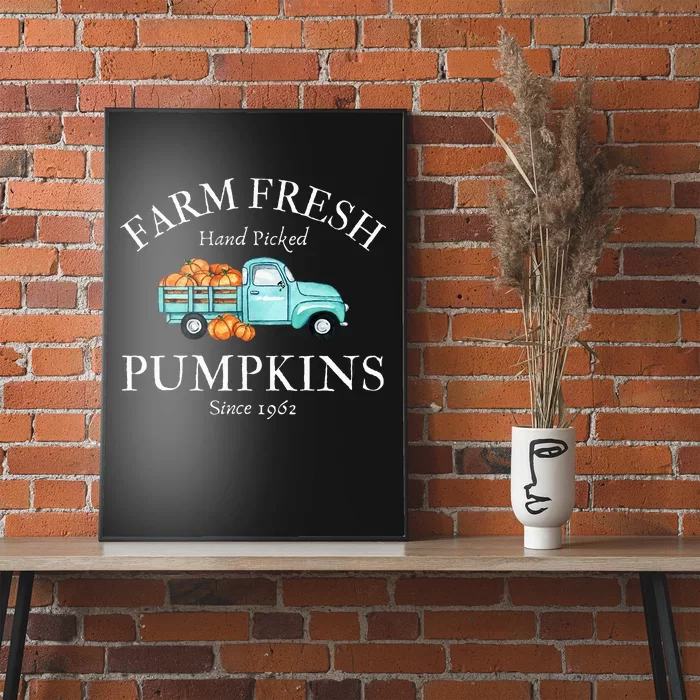 Farm Fresh Pumpkins Poster