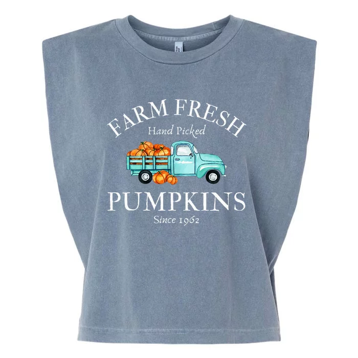 Farm Fresh Pumpkins Garment-Dyed Women's Muscle Tee