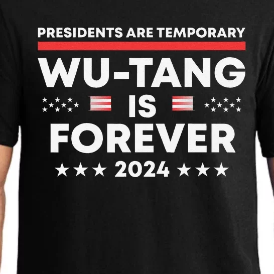 Funny Forever Presidents Are Temporary 2024 Pajama Set