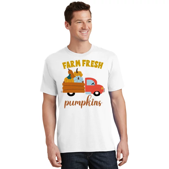 Farm Fresh Pumpkins Fall Vintage Truck T-Shirt