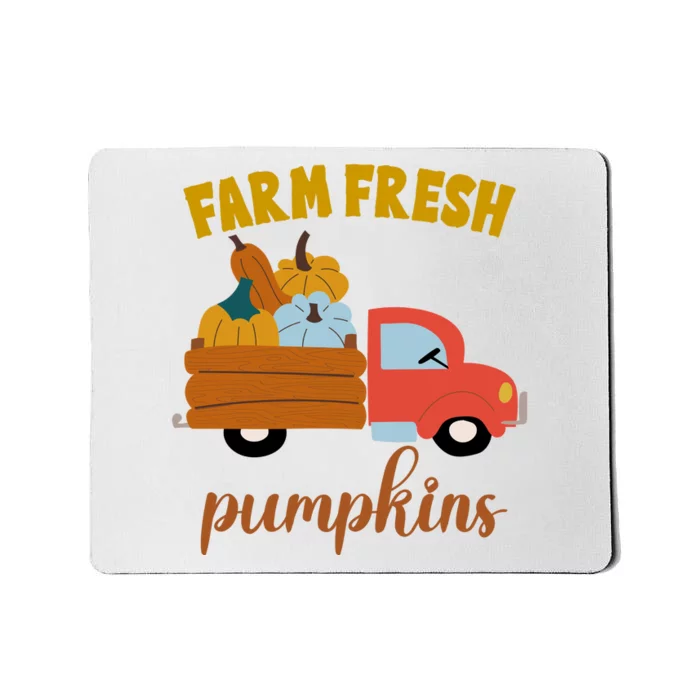 Farm Fresh Pumpkins Fall Vintage Truck Mousepad