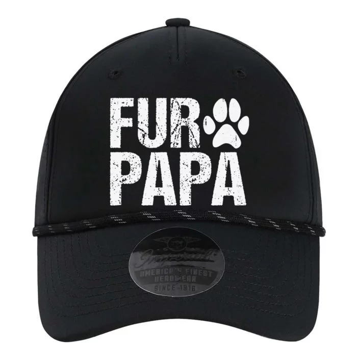 Funny Fur Papa Pet Lover Dog Dad Fathers Day Performance The Dyno Cap