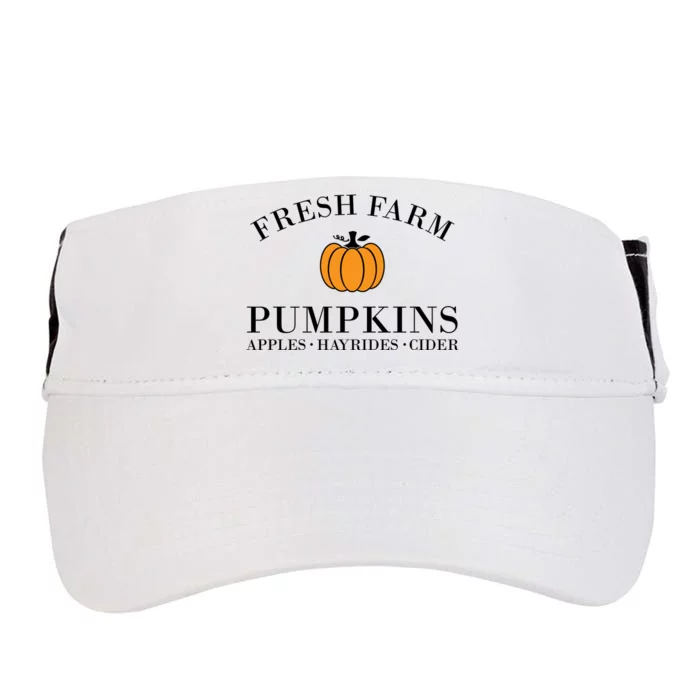 Fresh Farm Pumpkins Apples Hayrides Cider Adult Drive Performance Visor