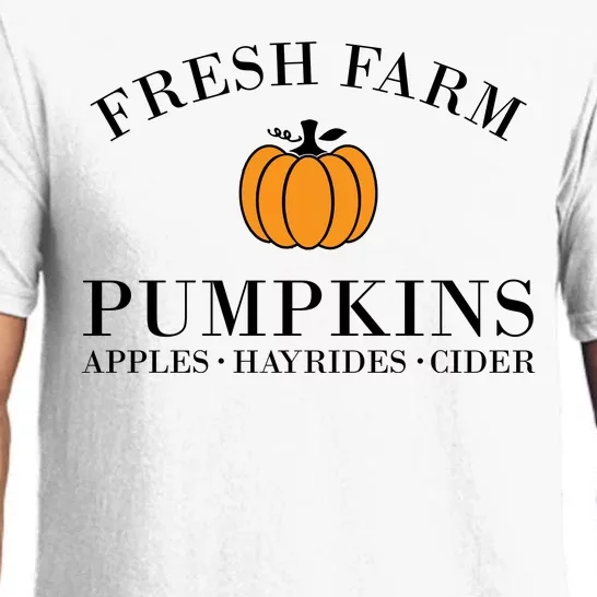 Fresh Farm Pumpkins Apples Hayrides Cider Pajama Set