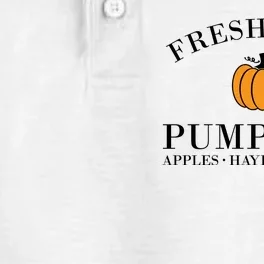 Fresh Farm Pumpkins Apples Hayrides Cider Dry Zone Grid Performance Polo