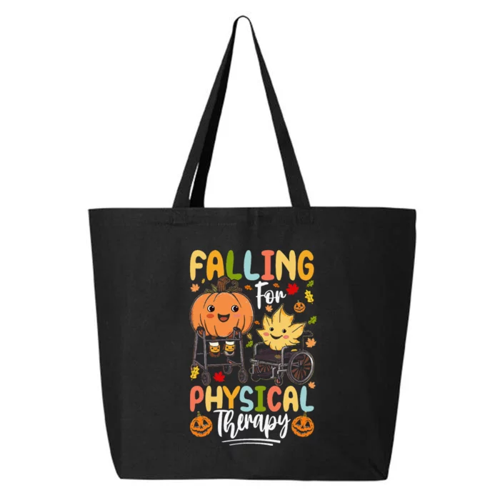 Falling For Physical Therapy Pt Pta Pumpkin Fall Autumn 25L Jumbo Tote