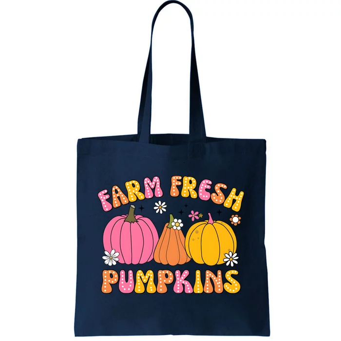 Farm Fresh Pumpkins Farming Farmer Autumn Fall Tote Bag