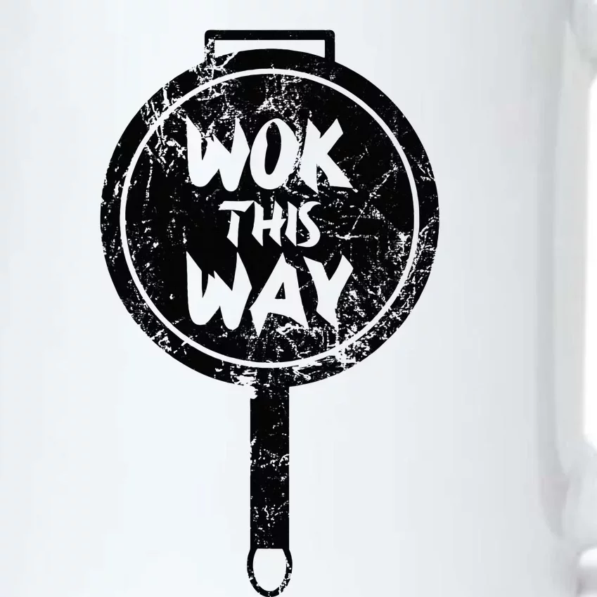 Funny Frying Pan Chinese Food Wok This Way Black Color Changing Mug