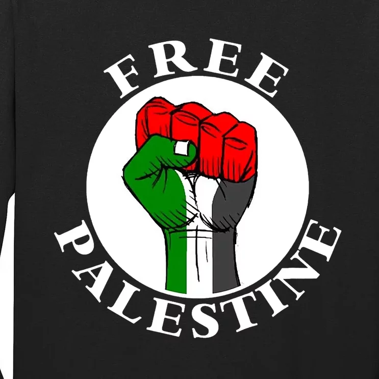 #Freepalestine Free Palestine Tall Long Sleeve T-Shirt