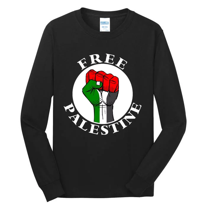 #Freepalestine Free Palestine Tall Long Sleeve T-Shirt