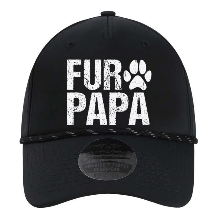 Funny Fur Papa Pet Lover Dog Dad Fathers Day Performance The Dyno Cap