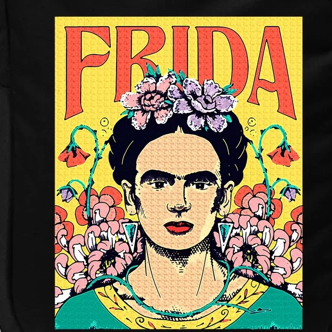 Frida Floral Portrait Impact Tech Backpack