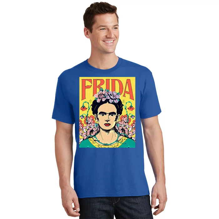 Frida Floral Portrait T-Shirt