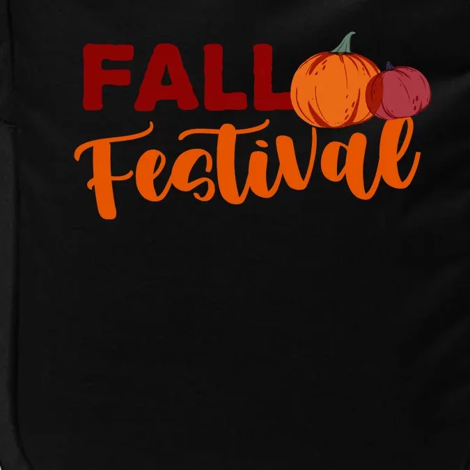 Fall Festival Pumpkin Halloween Impact Tech Backpack