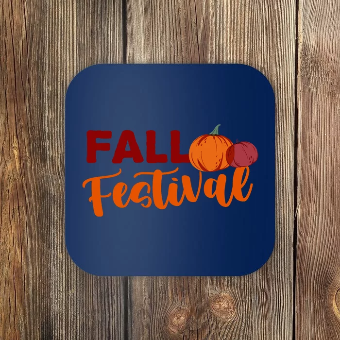 Fall Festival Pumpkin Halloween Coaster