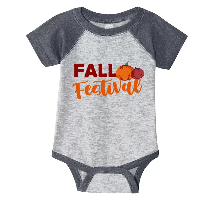 Fall Festival Pumpkin Halloween Infant Baby Jersey Bodysuit