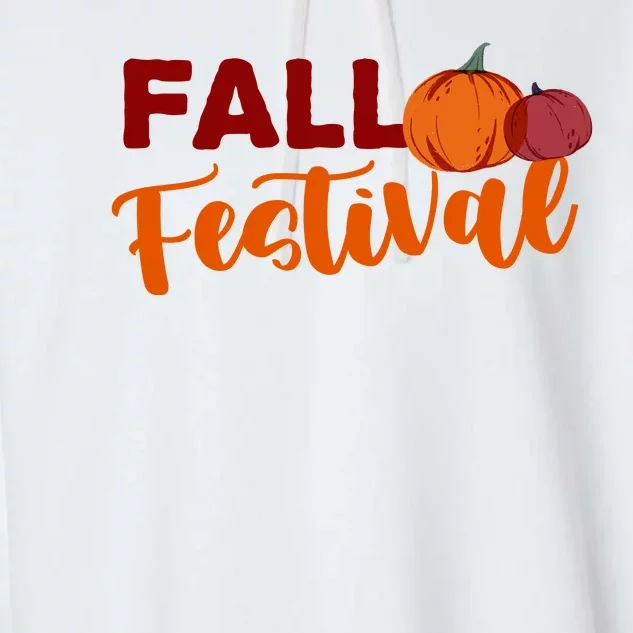 Fall Festival Pumpkin Halloween Garment-Dyed Fleece Hoodie