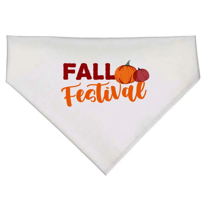 Fall Festival Pumpkin Halloween USA-Made Doggie Bandana