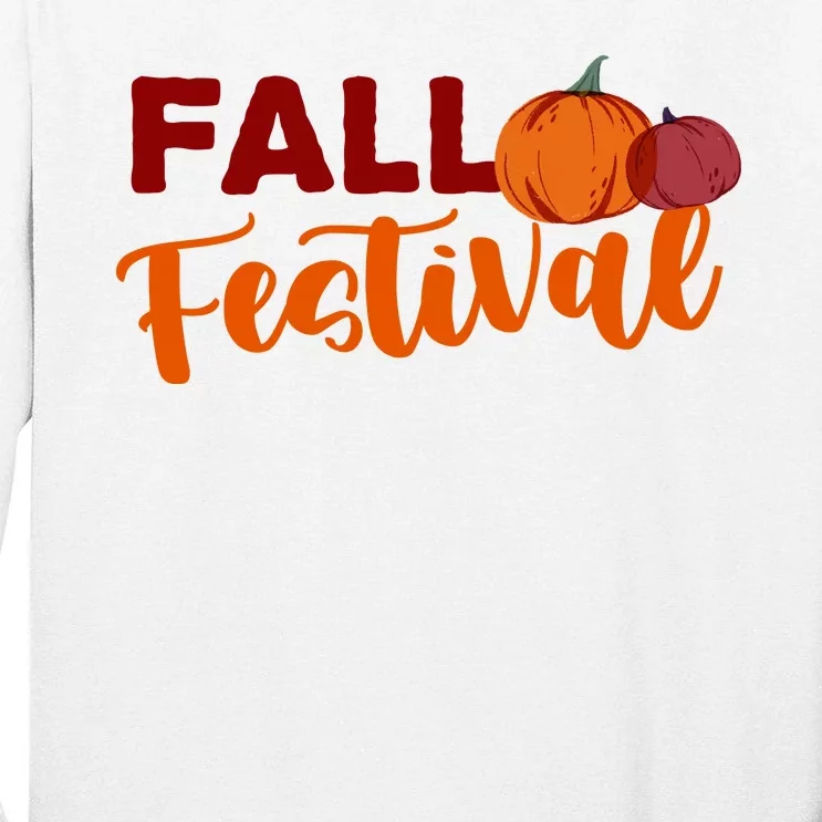 Fall Festival Pumpkin Halloween Tall Long Sleeve T-Shirt