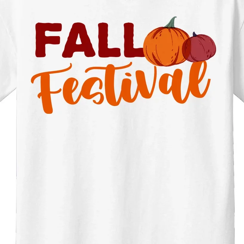 Fall Festival Pumpkin Halloween Kids T-Shirt