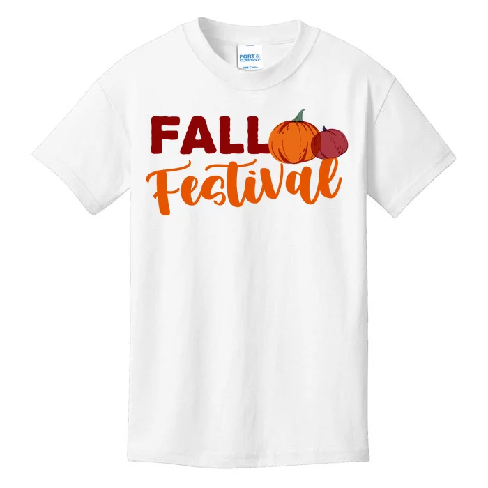 Fall Festival Pumpkin Halloween Kids T-Shirt