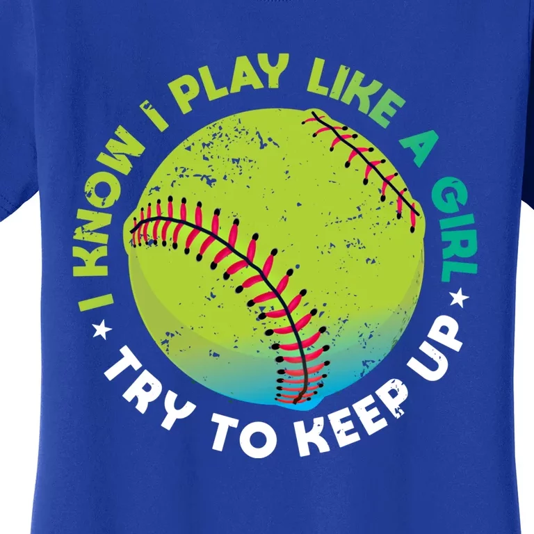 Funny Fastpitch Pitcher Softball Game Gift Gift Women's T-Shirt