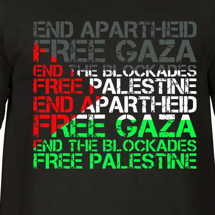 flag Free Palestine Arabic Palestine Gaza Jerusalem Comfort Colors T-Shirt