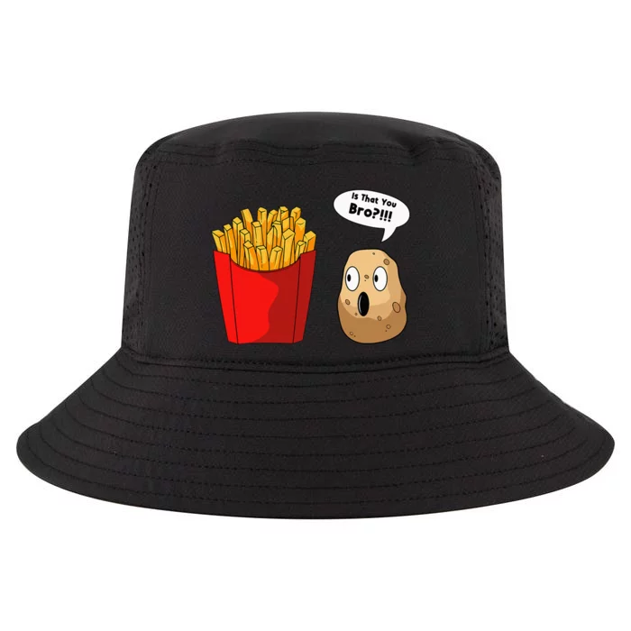 French Fries Potatoes Snack Finger Chips French Fried Cool Comfort Performance Bucket Hat