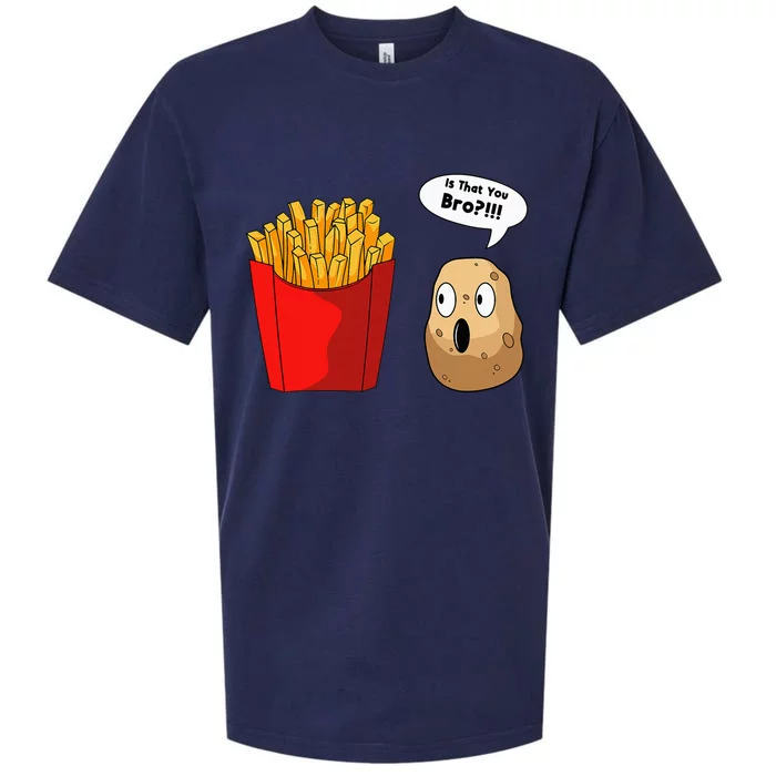 French Fries Potatoes Snack Finger Chips French Fried Sueded Cloud Jersey T-Shirt