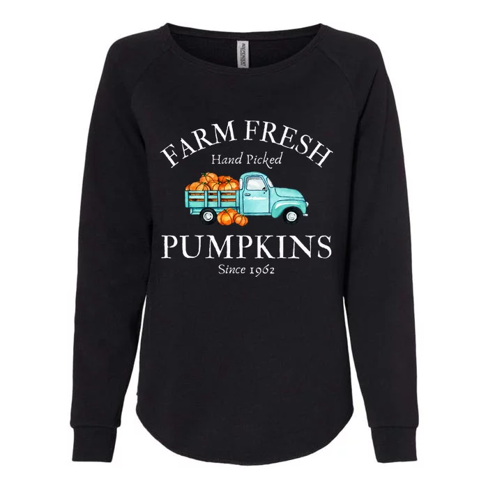 Farm Fresh Pumpkins Womens California Wash Sweatshirt