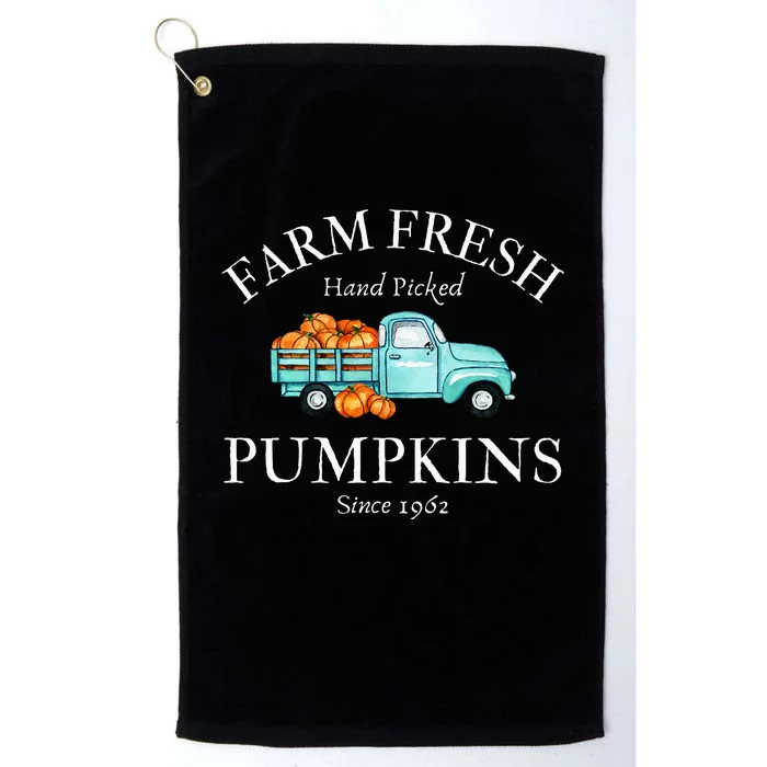 Farm Fresh Pumpkins Platinum Collection Golf Towel