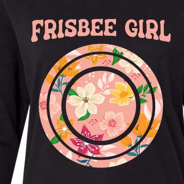 Frisbee Frisbee Player Frolf Frisbee Disc Golf Frisbee Gift Womens Cotton Relaxed Long Sleeve T-Shirt